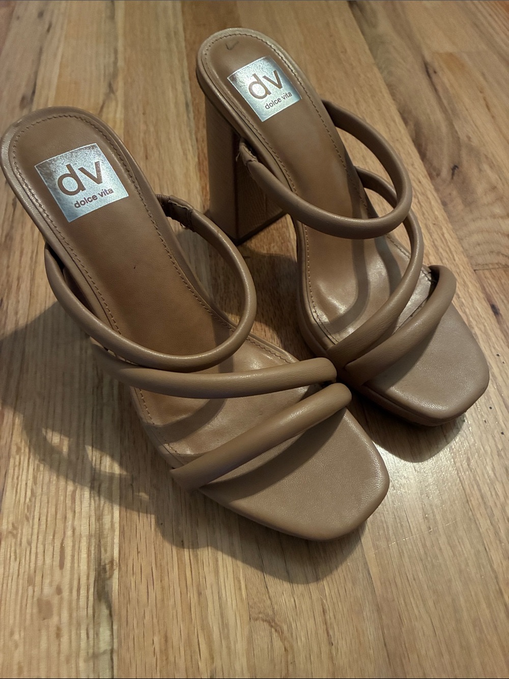 Dolce Vita Tan Strappy high heels